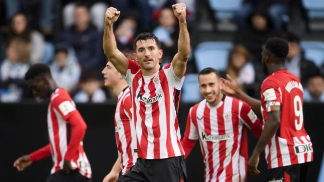 Gol de Dani Vivian ante el Celta en Balaídos (Foto: Athletic Club).