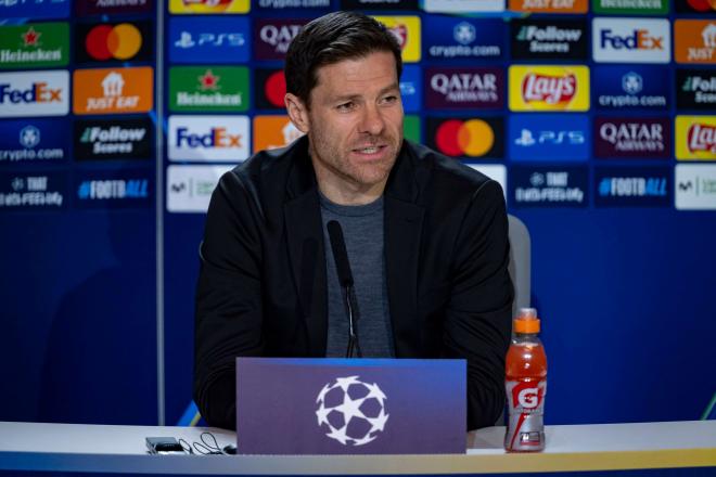 Xabi Alonso, en rueda de prensa (Cordon Press)