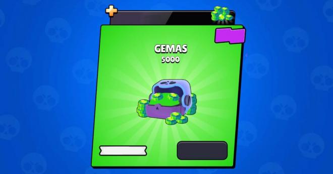 Oferta de 5000 gemas en Brawl Stars