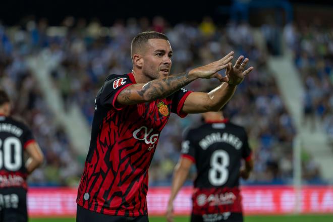 Dani Rodríguez, en un partido del Mallorca (Foto: LaLiga).