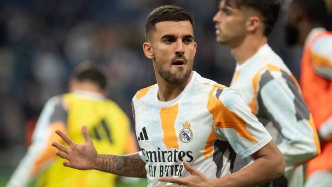 Dani Ceballos antes de un partido con el Real Madrid (Fuente: Cordon Press)