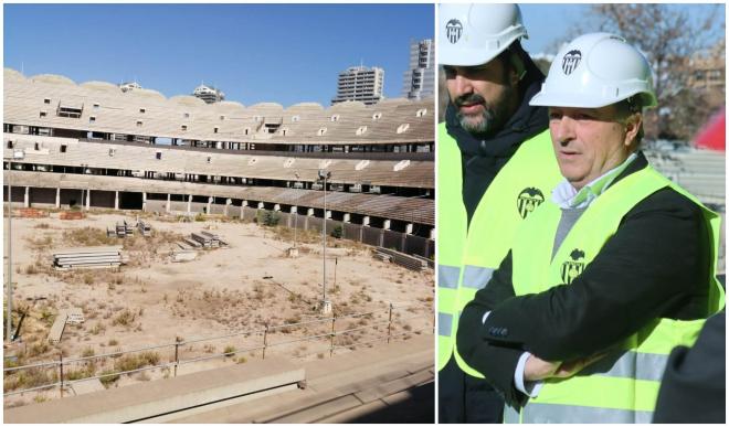 Salva Gomar en el Nou Mestalla