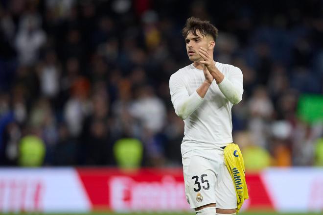 Raúl Asencio, en el partido ante Las Palmas (Cordon Press)