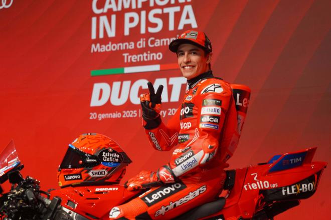 Marc Márquez, en la presentación con Ducati (Cordon Press)