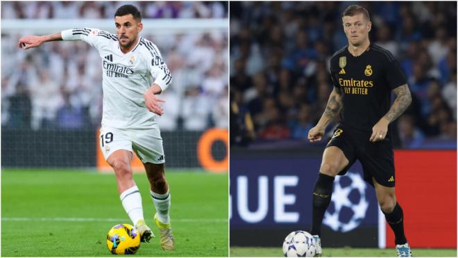 Fotomontaje de Dani Ceballos (izquierda) y Toni Kroos (derecha) (Fuente: Cordon Press)