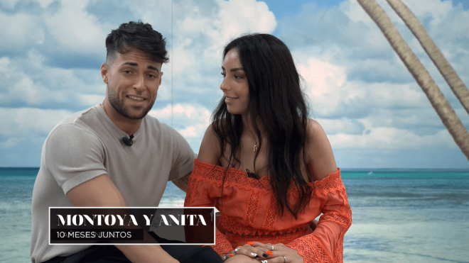 Montoya y Anita, una de las parejas de La isla de las tentaciones 8 (Telecinco)