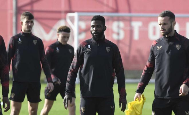 Kelechi Iheanacho, en la sesión del miércoles (Foto: Kiko Hurtado).