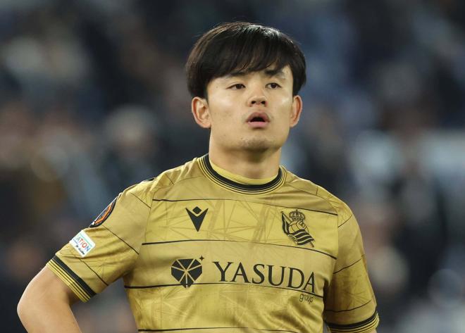 Take Kubo, en el Lazio - Real Sociedad (Foto: CordonPress).