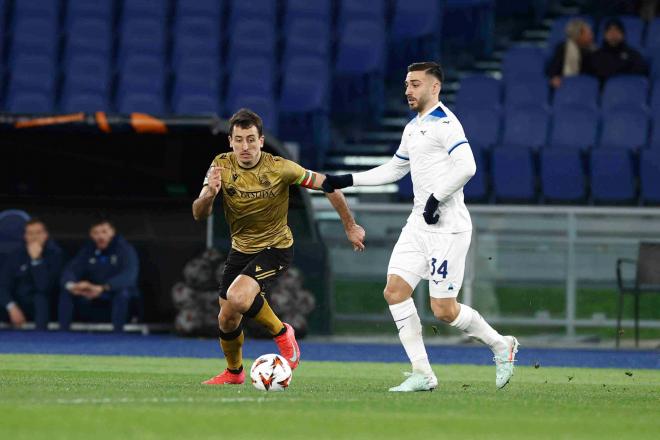 Mikel Oyarzabal, en el Lazio - Real Sociedad (Foto: CordonPress).