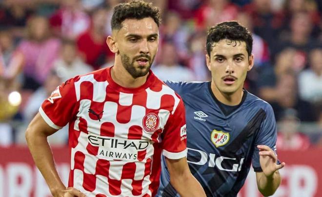 Sergio Camello e Iván Martín, dos fijos en las alineaciones del Rayo - Girona (Foto: LALIGA).