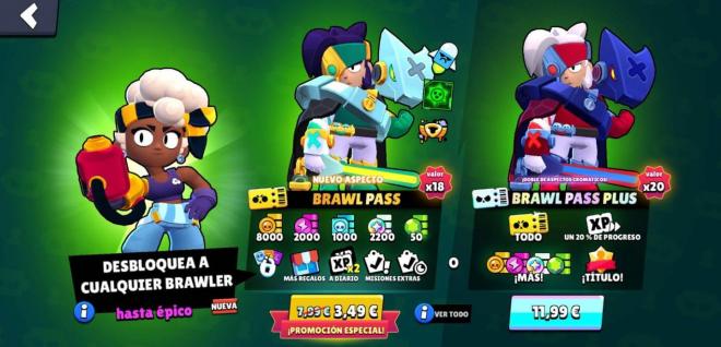 La promoción especial del Brawl Pass de Brawl Stars, a mitad de precio