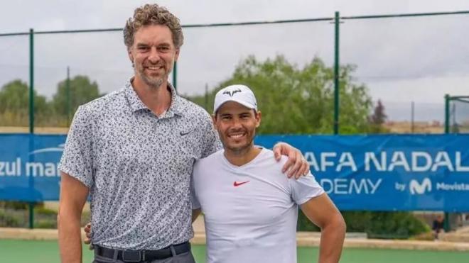 Pau Gasol y Rafa Nadal son socios de un restaurante de Madrid (Instagram Pau Gasol).