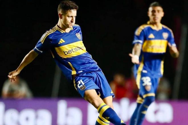 El toque de Ander Herrera en su debut en Copa con el Boca Juniors.