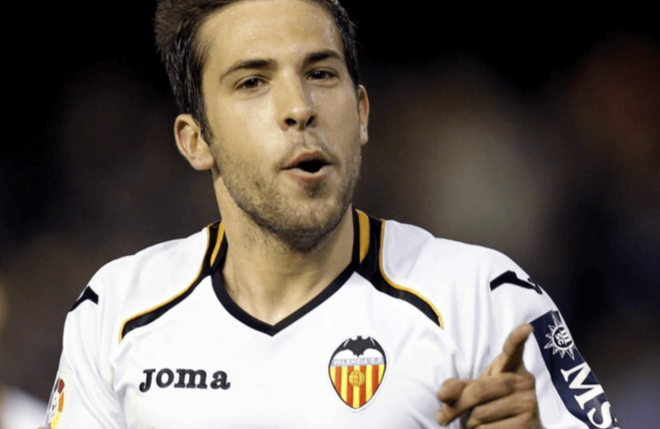 Jordi Alba en el Valencia CF