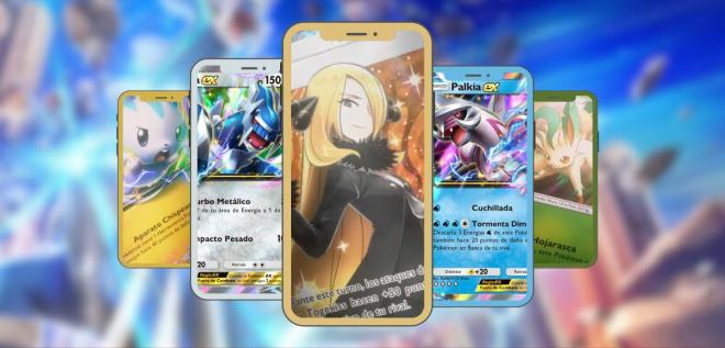 Cintia es una de las nuevas cartas partidario de Pokémon Pocket.