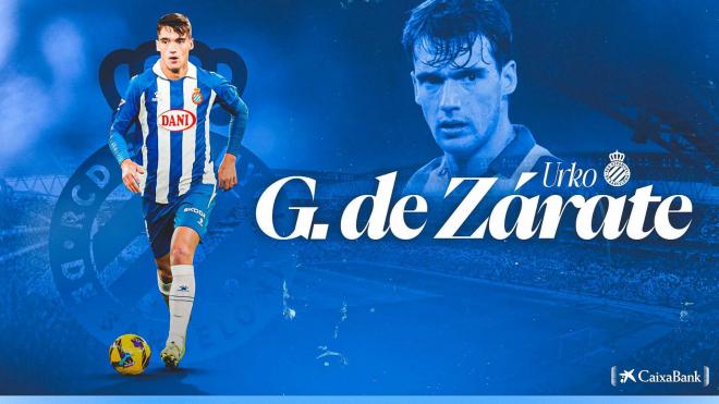 Urko González de Zárate, nuevo fichaje del Espanyol.