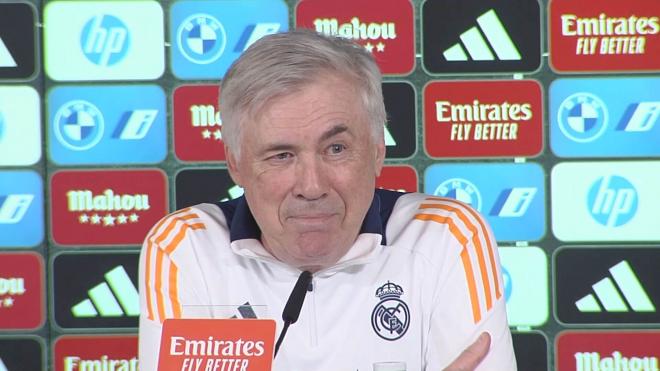 La broma de Carlo Ancelotti