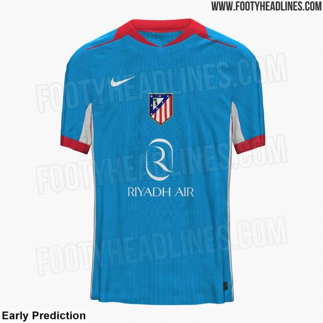 La tercera camiseta del Atlético para la 25/26 (Footy Headlines)