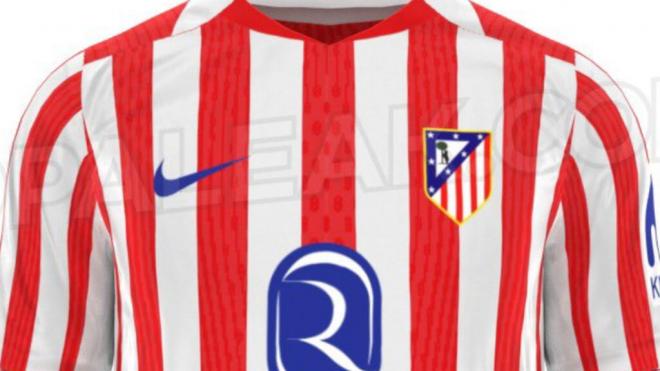 Posible camiseta del Atlético de Madrid 2025/2026 (Opaleak)