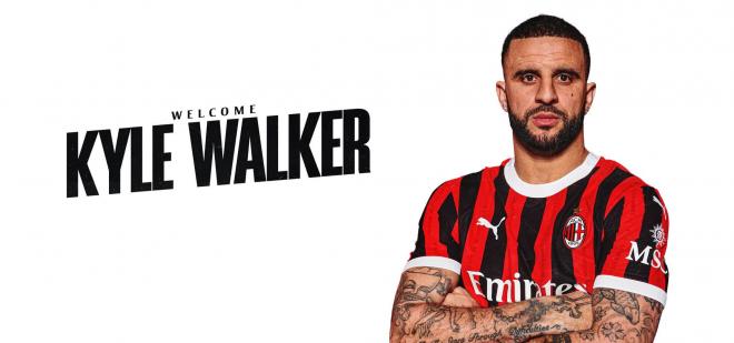 Kyle Walker ficha por el AC Milan.