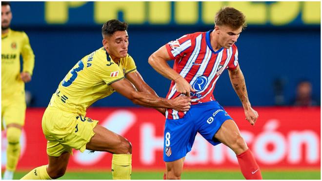 El último enfrentamiento del Atlético de Madrid y Villareal. (Foto: Cordon Press)