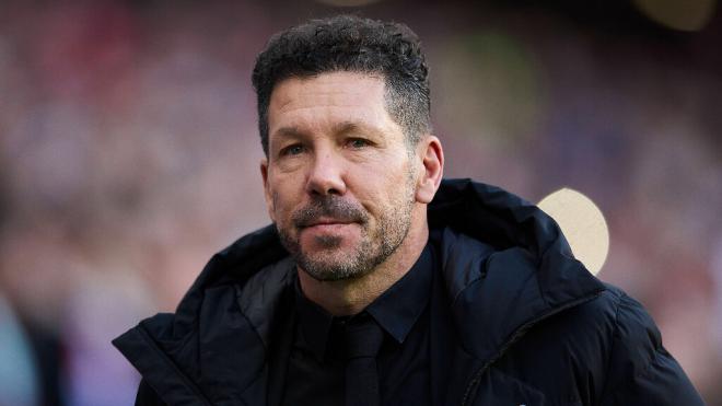 Diego Pablo Simeone, en un partido del Atlético de Madrid (Cordon Press)