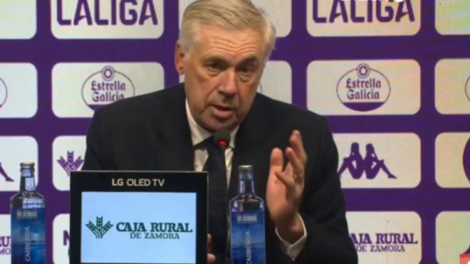 Carlo Ancelotti en rueda de prensa (LALIGA)