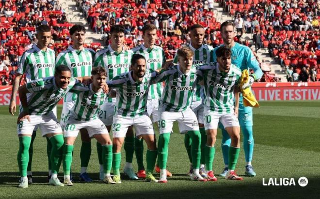 El once del Betis ante el Mallorca (Foto: LaLiga)