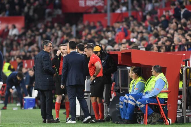 Alemán Pérez, preparado para sustituir a Cordero Parfenof en el Sevilla-Espanyol (Foto: Kiko Hurt