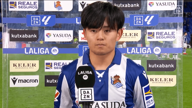 Kubo, tras el Real Sociedad-Getafe.