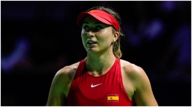 Paula Badosa en la Billie Jean King Cup. (Foto: Europa Press)