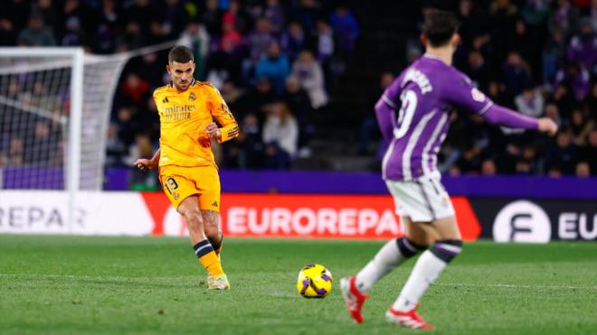 Dani Ceballos, en el partido contra el Valladolid (Europa Press)