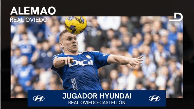 Alemao, Jugador Hyundai del Real Oviedo-Castellón.