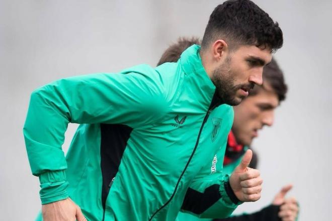 El central Unai Núñez se entrena en Lezama (Foto: Athletic Club).