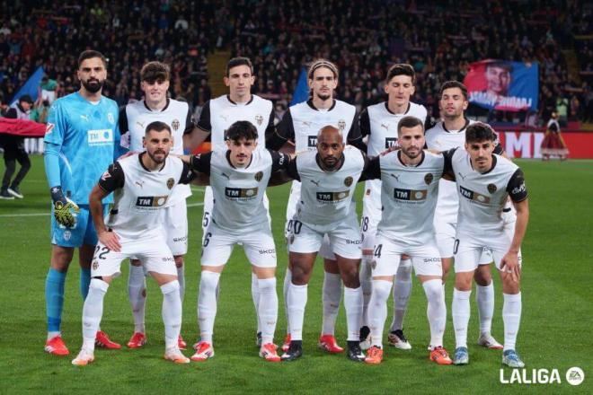 Once titular del Valencia CF (Foto: LALIGA).