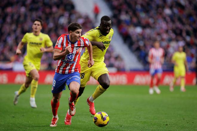 Julián Álvarez contra el Villarreal (Cordon Press)