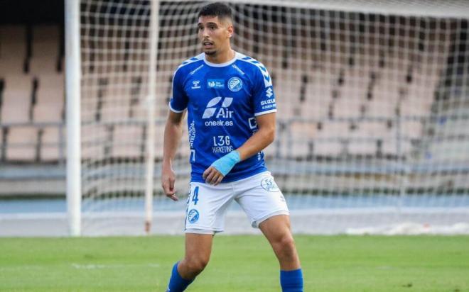 Hugo Carrillo durante un encuentro. (Foto: Xerez Deportivo)