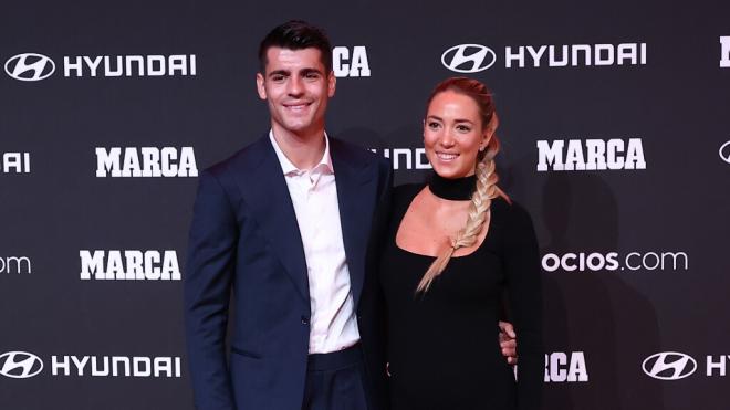 Álvaro Morata junto a Alice Campello (Fuente: Europa Press)