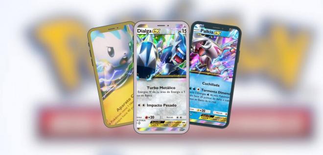 Dialga, Palkia y Pachirisu son las tres cartas EX de la expansión de Pokémon Pocket.