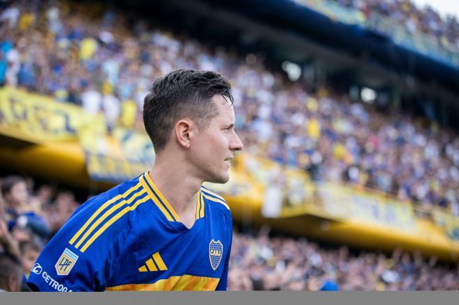 Ander Herrera, en un partido de Boca Juniors (FOTO: Cordón Press).