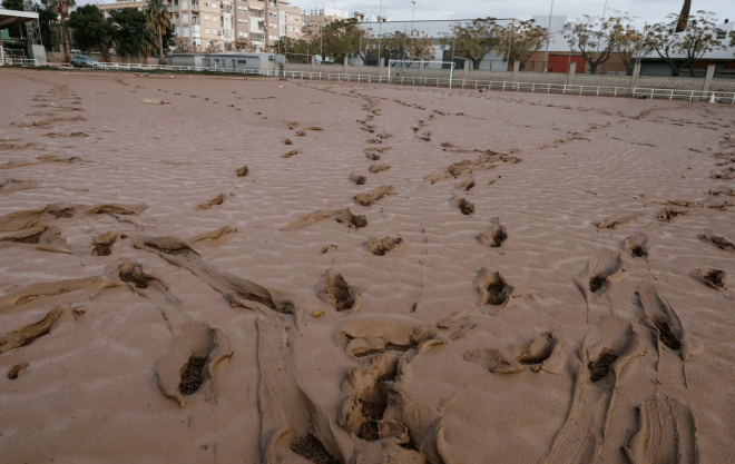 Campos de fútbol afectados por la DANA