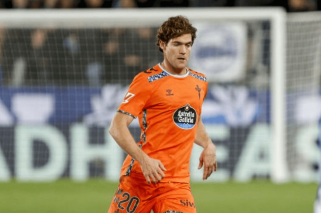 Marcos Alonso en Mendizorroza (Foto: LaLiga).