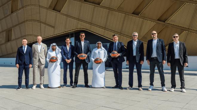 Acuerdo entre la Euroliga y Abu Dabi por la Final Four (Foto: @EuroLeague).