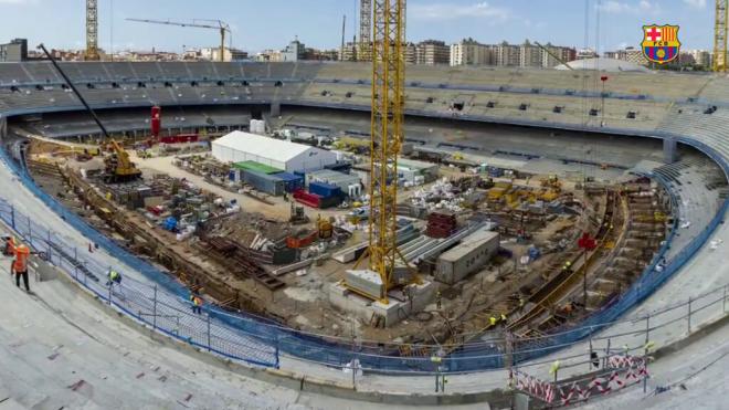 Las obras del Camp Nou (FC Barcelona)