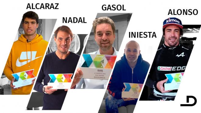 La Gala de los Premios DEX ha contado con las grandes estrellas del deporte nacional e internaciona