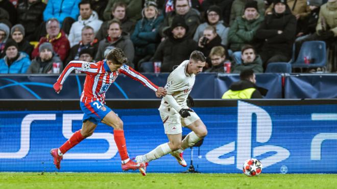 Giuliano Simeone durante el partido ante el RB Salzburgo (Fuente: Europa Press)