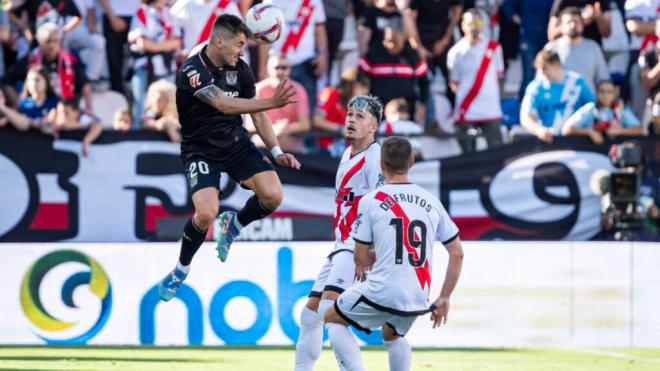 Javi Hernández, durante el pasado Rayo Vallecano-Leganés (foto: Cordon Press).