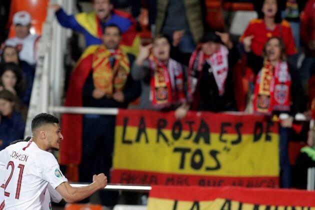 Selección Española en Mestalla