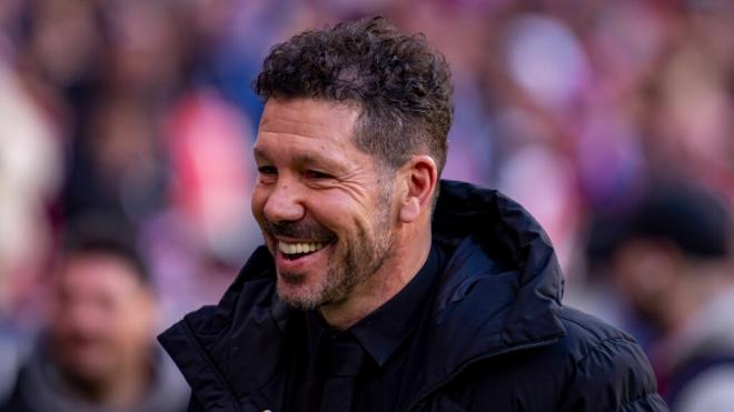 Diego Pablo Simeone durante un partido con el Atlético de Madrid (Fuente: Cordon Press)