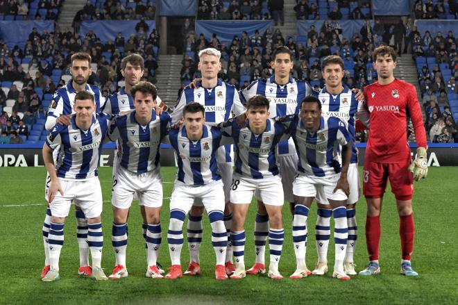 Oskarsson, en el Real Sociedad-PAOK de Salónica (Foto: Giovanni Batista).